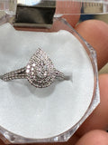 Pear-Shaped Diamond Engagement Ring