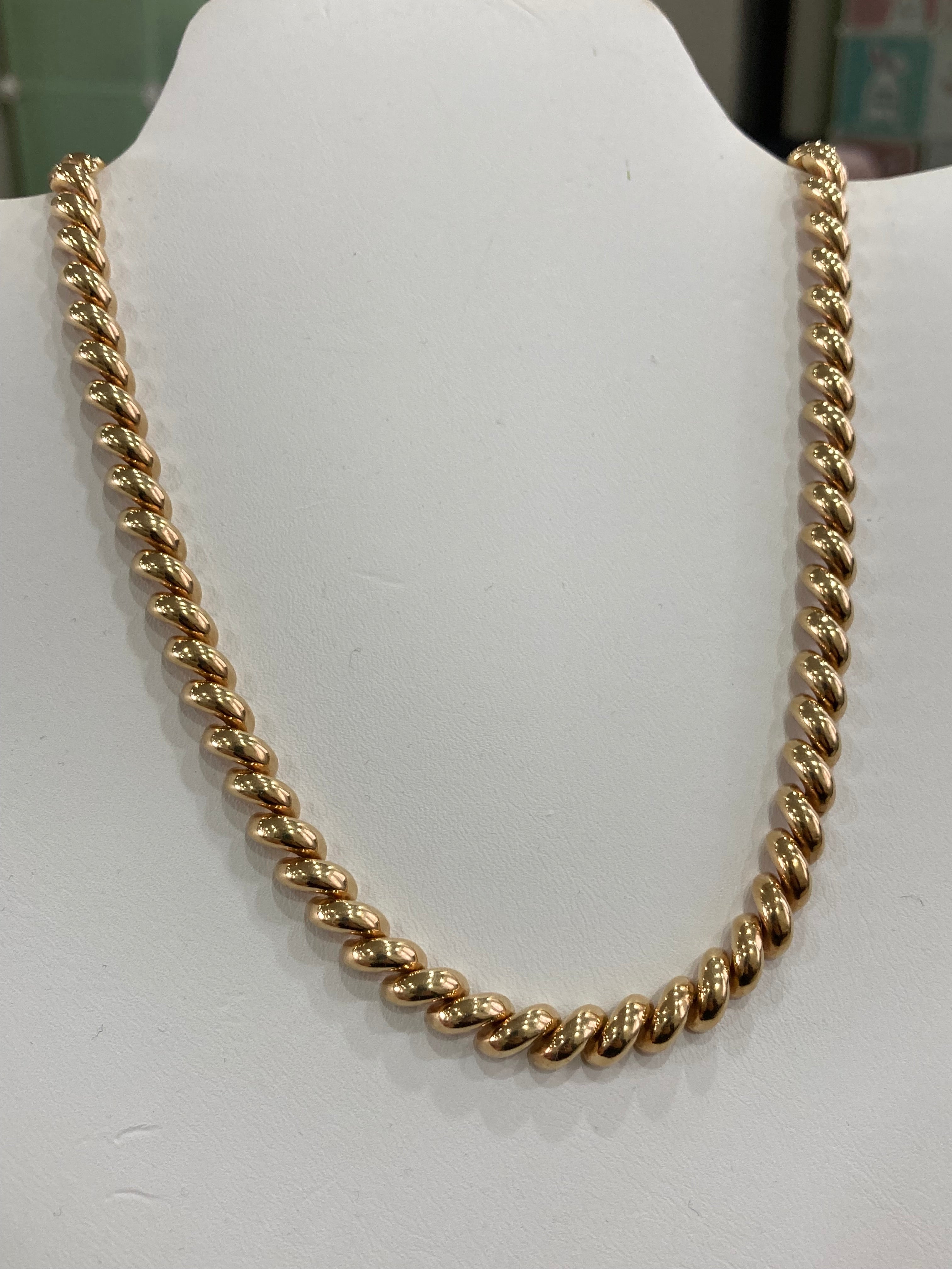 Solid Gold Marco-Style Necklace | 16”