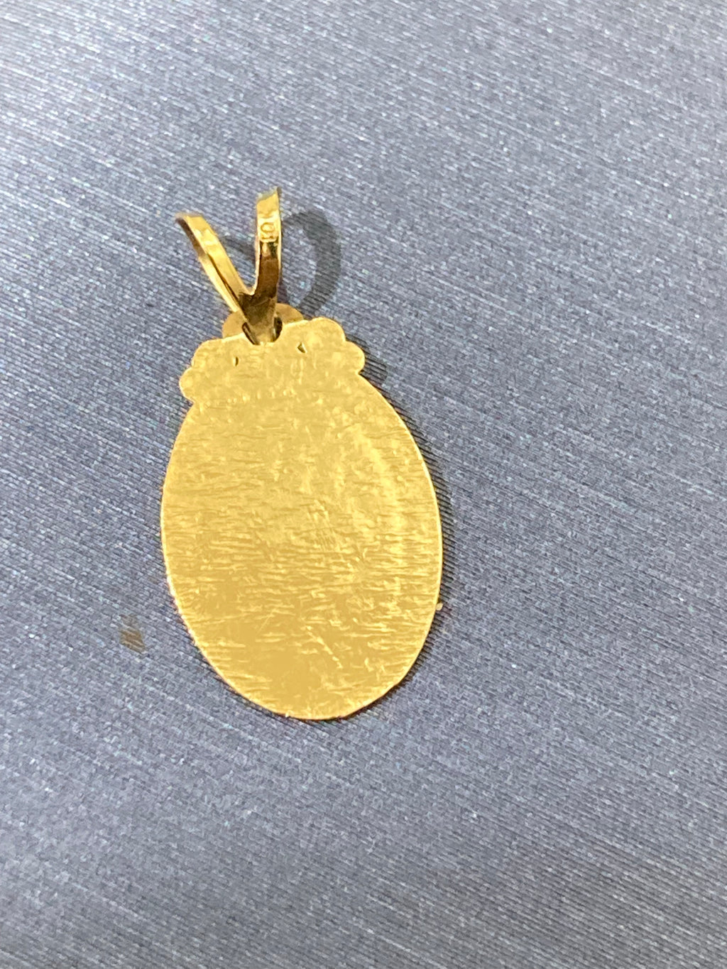 Gold Saint Christopher Pendant | Patron Saint of Travelers