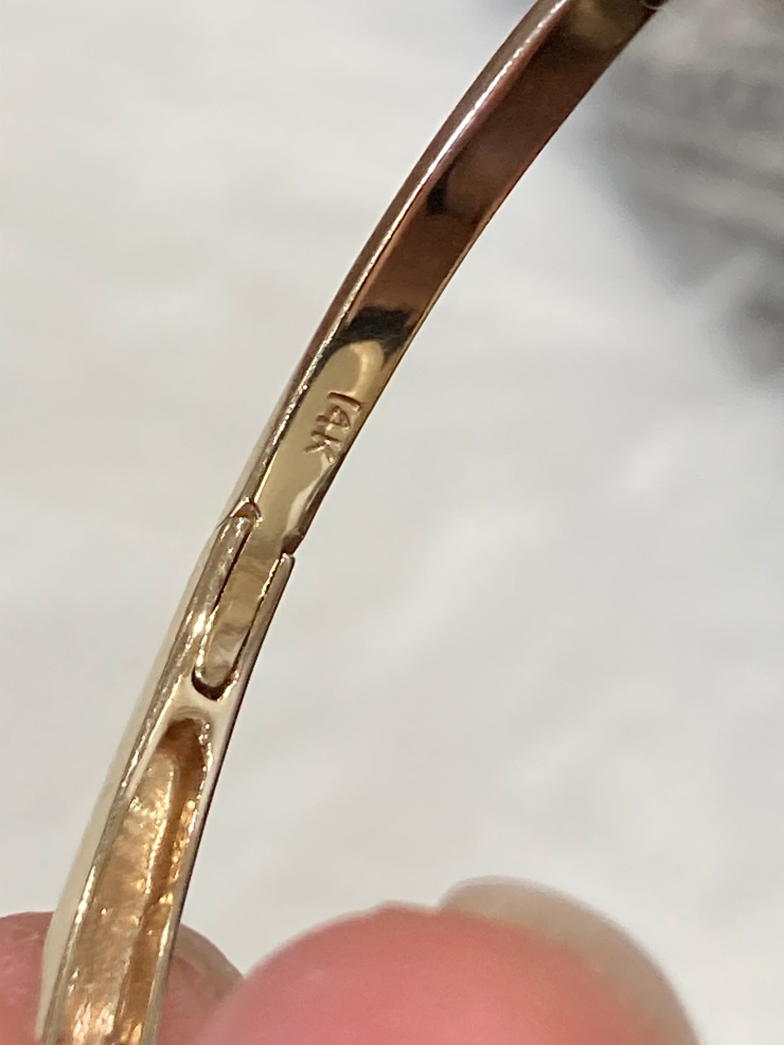 Gold Natural Tanzanite Bezel Bracelet